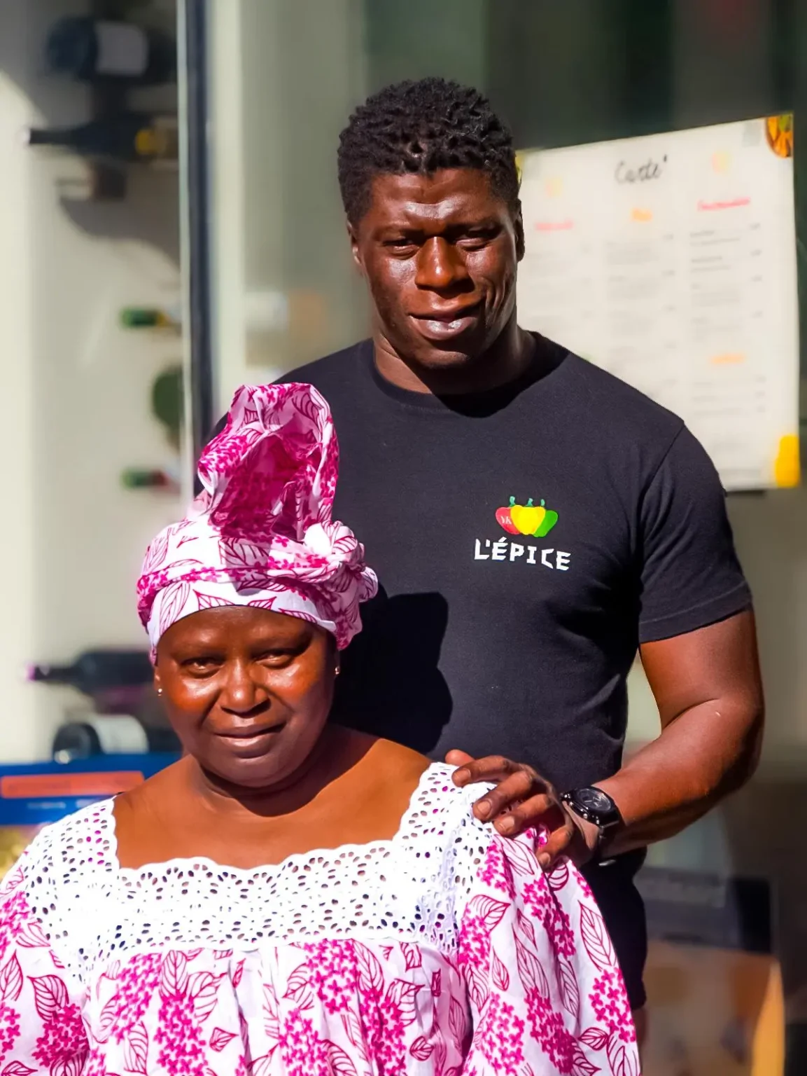 Greg le chef de l'épice et sa maman responsable de la cuisine à angers